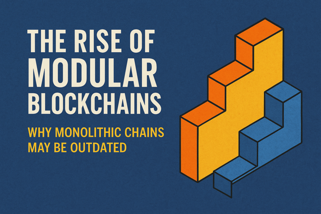 The Rise of Modular Blockchains: Why Monolithic Chains May Be Outdated